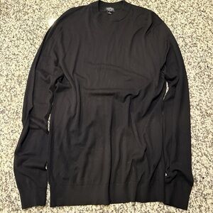 Boohoo Men's Classic Black Crewneck Sweater